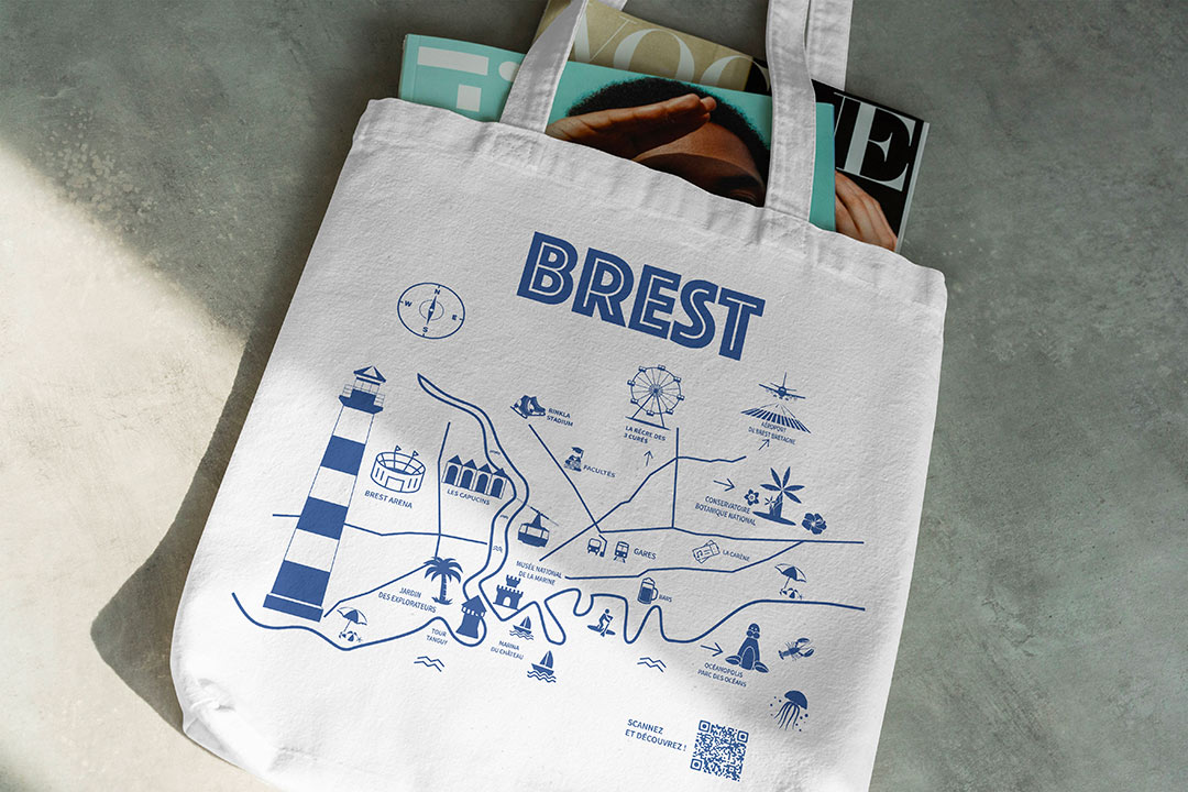 tote-bag bio made in France Brest