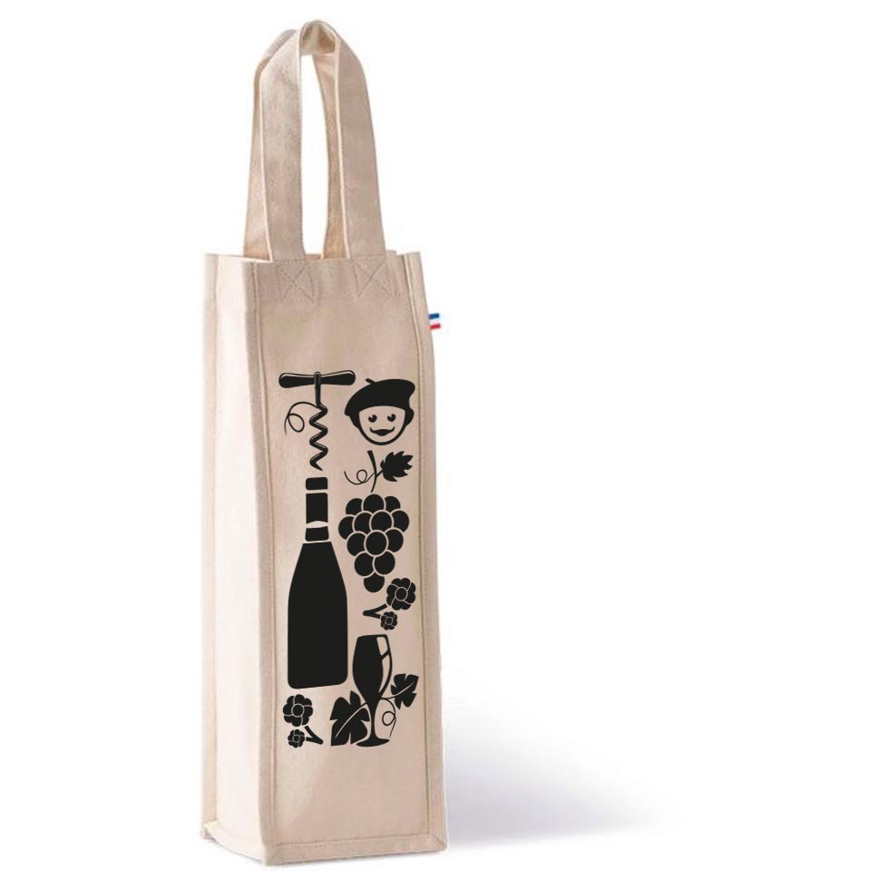 Sac bouteille top vin