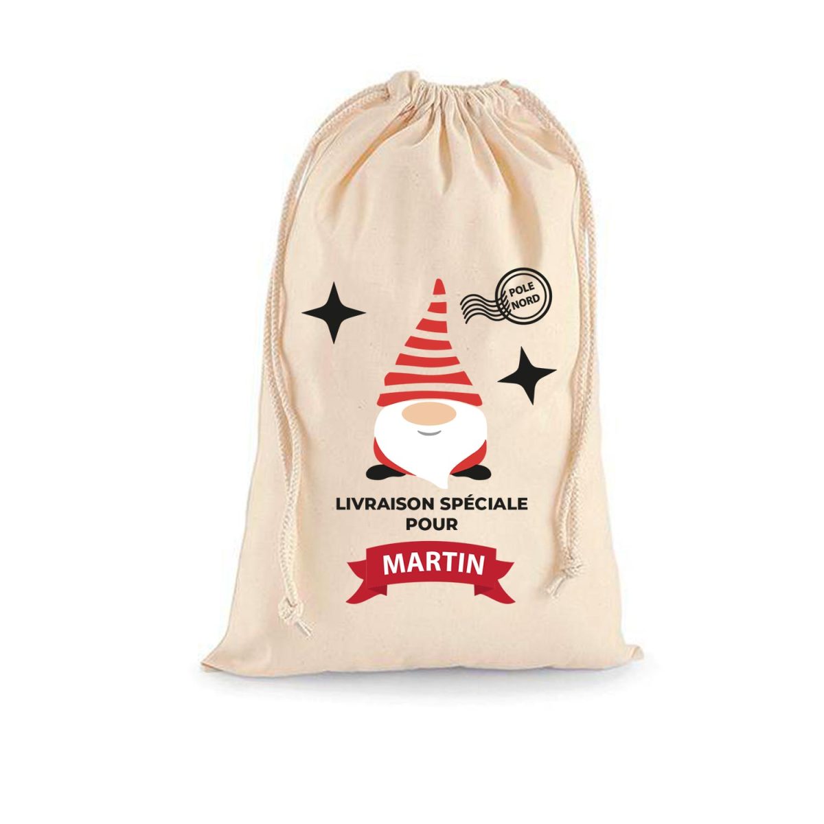 Hotte de noel personnalisée online