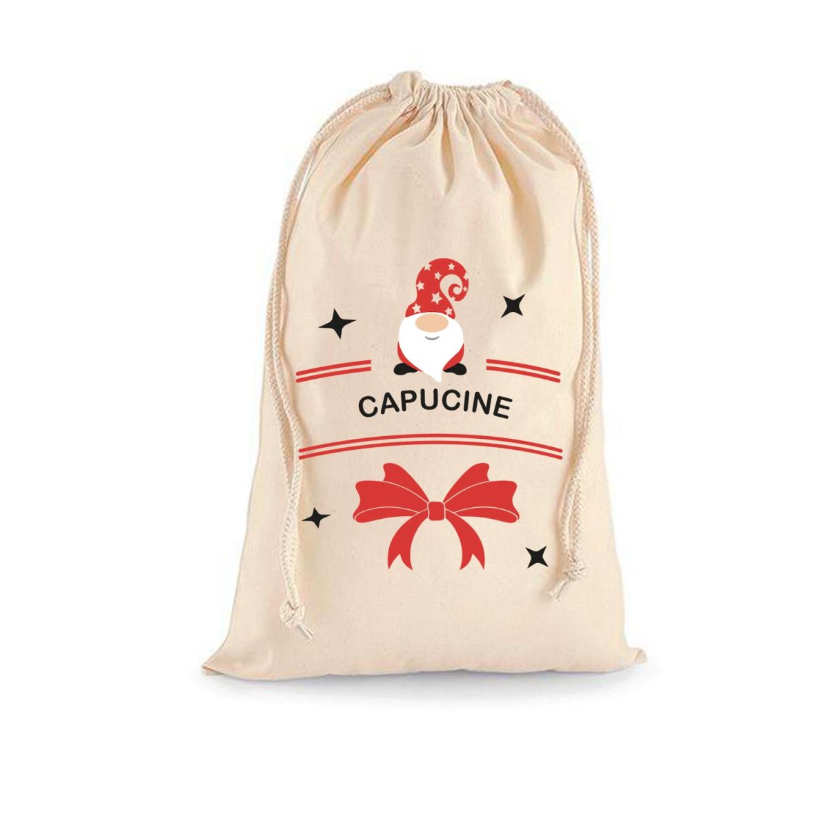 Hotte de noël personnalisée Selma Louise